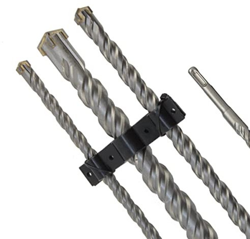 SDS Plus Bohrer Steinbohrer Hammerbohrer Set 12-16-24 mm x 1000 mm 3tlg Kreuzschneide Doppelwendel Fenster montage RolladenElektriker