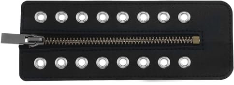 Be In Your Mind 1 Paar Schnürstiefel-Reißverschlusseinsätze aus schwarzem Kunstleder 8 Paar Ösen 157 x 55 mm geeignet für Winterstiefel Sportschuhe Wanderschuhe