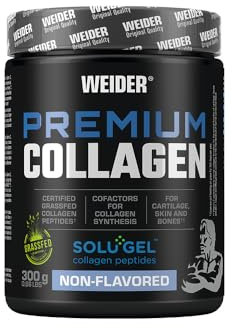 Weider Premium Kollagen Pulver - Kollagenpeptide, Vitamin C, Glycin & Taurin - 300g - Geschmacksneutral