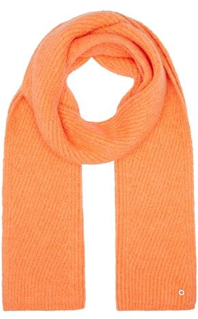 s.Oliver Strick-Schal mit Fischgrätenmuster und Logo-Ring