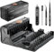 JAKEMY 180 in 1 Elektrischer Schraubendreher,3 Gänge Drehmoment Feinmechaniker Schraubendreher Set,Modellbau Werkzeug Mini Akku Schraubenzieher Set für Laptop, Handy,Uhr,Brille