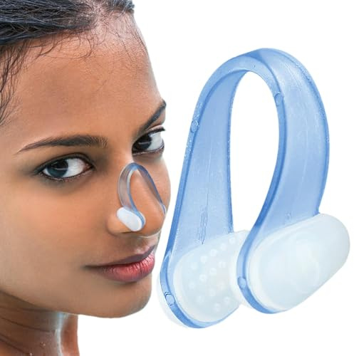 Tappo per naso da nuoto, clip per naso in silicone, clip per naso da surf, clip per il naso per nuoto, impermeabile, protezione per il naso, anti soffocamento, morbida protezione per il naso per