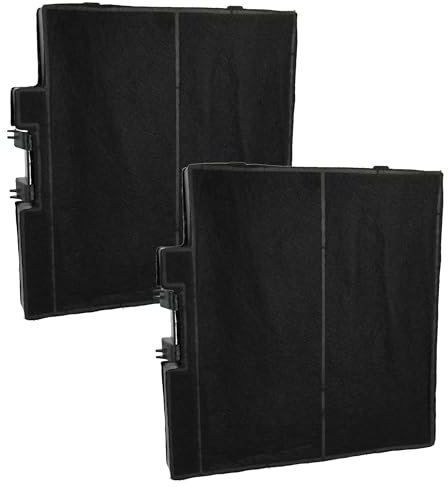 vhbw 2x Filtres à charbon actif compatible avec Siemens LC96BBM50/01, LC96BFM50, LC96BFM50/01, LC96BHM50, LC96BHM50/01, LC96GBM50/01 hotte aspirante