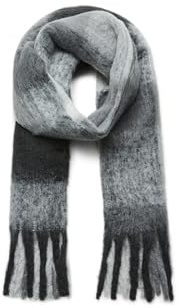 VERO MODA Vmivy League Ga Noos - Bufanda (talla única), color gris, Gris Pinstripe, Talla única