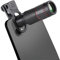 Téléobjectif 32X pour iPhone et Android, zoom objectif d'appareil photo de téléphone portable avec clip de téléphone pour prise de photos et vidéos