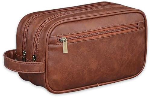 GmeDhc Necessär Herr, vattentät kulturväska, sminkväska med TRE fack, tvättväska Herr med en våt-/torrpåse, Toiletry Bag Herr, toalettväska, Fashion