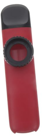 BESPORTBLE Kunststoff Kazoo mit Trageband Kleines Kinder Musikinstrument Leichter Gitarren Begleiter Kunststoff Blasinstrument Rot