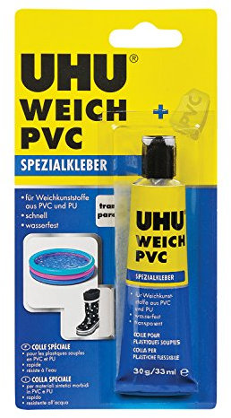 UHU 46655 Spezialkleber, weiche Kunststoffe, Tube mit 30 g Transparent