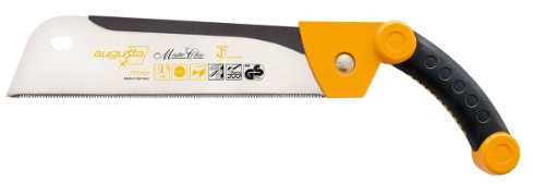 Augusta-Heckenrose Japanoflex 270mm / Säge aus Bandstahl C75 für Feinschnitte/Holzsäge mit Spezialzugzahnung und 2-Komponenten Kunststoffpistolengriff