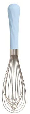 GIR: Get It Right Premium Stainless Steel Whisk | Seamless, Whisks for Mixing, Cooking, and Stirring| Mini - 8 IN, Light Blue