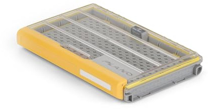 PLANO EDGE 3600 Hook Utility Box, klar/gelb, Tackle Storage Zubehör, wasserdichter und rostbeständiger Behälter für Angelhaken