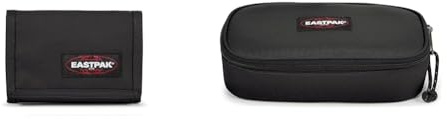 EASTPAK Geldbörse, Federmäppchen, Unisex, Schwarz, Nylon, Casual, 22 cm, 92 cm, Reißverschluss, Bundle mit Federmäppchen, 92 cm