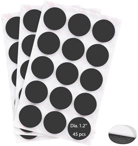 Realth Magnetic Dots/Self Adhesive Magnet for Circle | 45 PCS 30mm | Peel & Stick with Adhesive Backing | Alternative to Stickers Strip and Tape | for Craft DIY Kitchen and Fridge(MSQ3045)