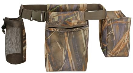BINGGA Cinturón de palomas ajustable para palomas, bolsa de caza, cinturón de tiro, cinturón de campo y juego, accesorios de caza