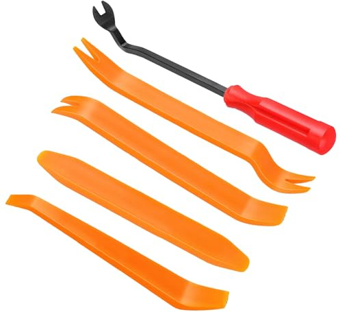 CGACCSD Panel de revestimiento, herramienta de extracción de paneles, juego de palancas de 5 piezas para camión, vehículo, montaje interior de llantas, salpicadero