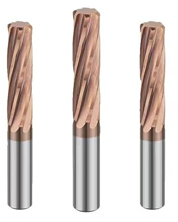 High Precision 6 Flutes Carbide Coated Reamer, 1-12mm H7 CNC Tool for Metalworking 1pc(7.9mm)