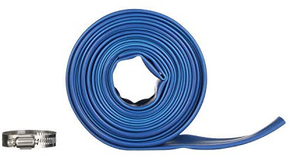 Blue Devil B8226 25-Foot Backwash Hose for Pool with Hose Clamp, 1-1/2 W x 25' L