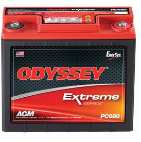 Odyssey PC680 AGM Motorcycle Battery, High Cranking