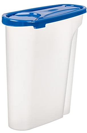 Invero® 5L Cereal Dispenser Plastic Container Food Kitchen Storage Box with Air Tight Lid ideal for Cereals Rice Pasta and More (1x Pack)