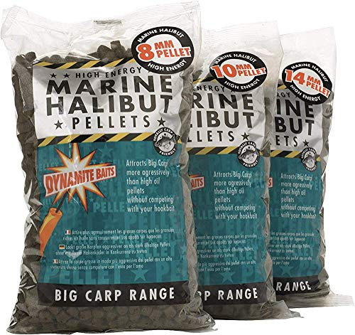 Dynamite Normark Baits – Marine Halibut pellets, färg 6 mm, storlek 900 g – 14 mm