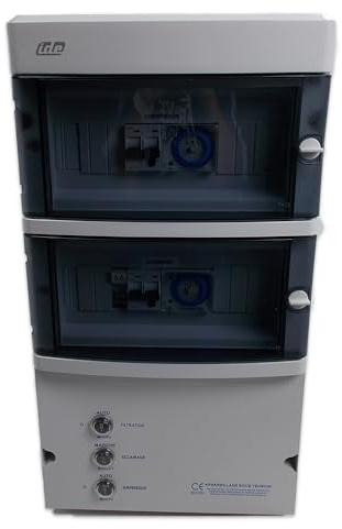 Coffret filtration 2 projecteurs 300 va avec balai asservi