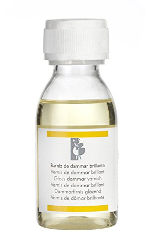 Lienzos Levante Barniz de Dammar Brillante, Botella de 100 ml