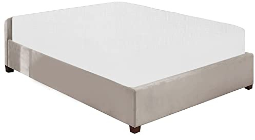 100% Brushed Cotton Flannelette 40CM/16 Extra Deep Fitted Sheets in 12 Colours (White, Single)