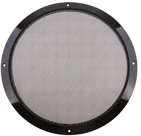 P Prettyia Grille de Maille en Métal de Cercle Décoratif de Couverture de Haut-Parleur de Voiture de 10 Pouces