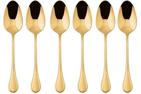 SAMBONET - Confezione Regalo 6 Cucchiaini Moka Royal Pvd Gold