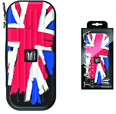 Target Darts Takoma Range Darts Wallet, Britain Union Jack Flag, 1 Set