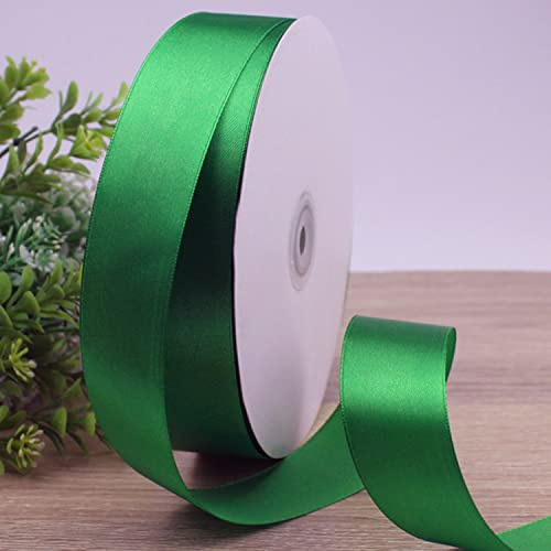 CC wonderland zone Satinband Grün 91m x 25mm Dekoration Geschenkband,Schleifenband Dekoband Stoffband für Hochzeit