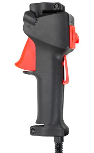 SEIWEI Interruptor de Mango de Control del Acelerador, Disparador de desbrozadora, Juego de Cables de 1,1 m, Piezas para máquina de jardín, Cortador de cepillos, Mini motosierras, Tubo de 26 mm