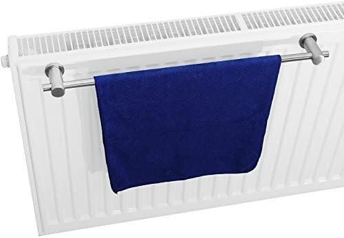 Magnetischer Handtuchhalter Geschirrtuchhalter Wäschestange einfache Montage an magnetischen Oberflächen z.B. Heizkörper für Küche, Bad, Schlafzimmer (Länge: 100cm)