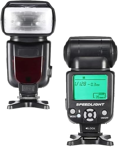 Speedlite Blitz mit LCD-Display kompatibel mit Panasonic Lumix S1