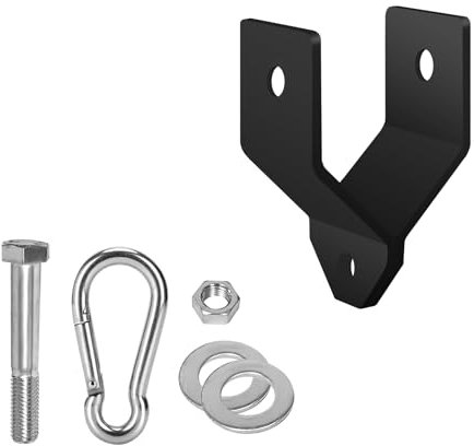 LHERUT Power Rack Shackle Band Attachment Custom Pulley System Accessories,Squat Rack Crossmember Shankle Bolts DIY Cage Add on LAT Pull Down Bar Tool for Grm (0.625‘’ Holes)