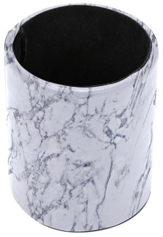 FVQL Make-up-Pinsel-Organizer, Pinselhalter, Stift-Organizer, Marmor-Druck-Textur
