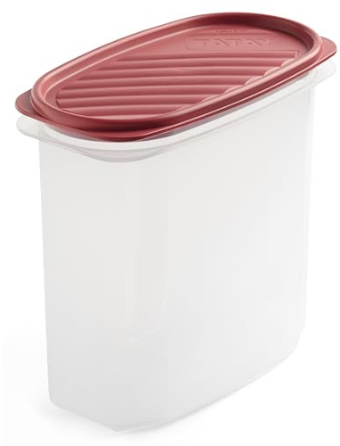 TATAY Contenitore Alimenti Top Flex 2 L Senza BPA Adatto alla Lavastoviglie | Contenitore Alimenti Cucina | Misure 18,4x9,7x17,8 cm | Chiusura Ermetica | Adatto al Microonde | Adatto al Freezer, Rosso