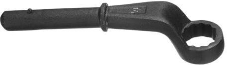 sourcing map Llave de mango tubular de extremo de caja de 1-1/16 pulgadas CR-V de 12 puntos de compensación de un solo extremo llave Torx de cuello alto para apretar quitar tornillos y sujetadores,