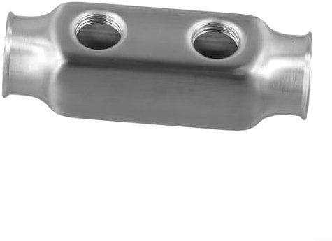 Stainless Steel Tubes Distribution Manifold Pipes, Bar Underfloors Heating Replacement Parts Central Heating Systems Accessories(2 Way)