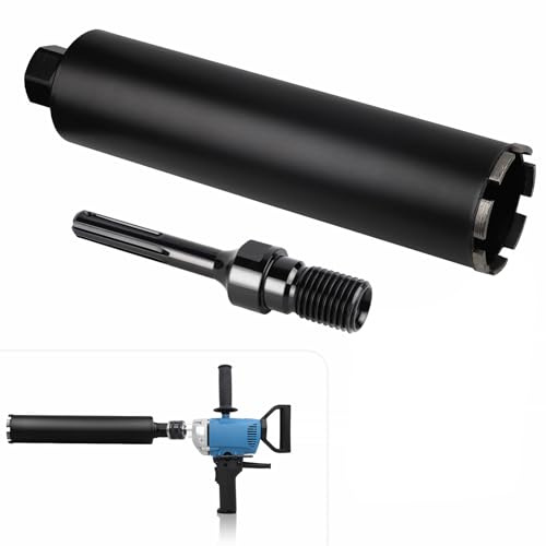 CPROSP 1¼ UNC Diamantbohrkrone mit SDS MAX Adapter, für Bohren in Beton | Für Bohren in Beton, Stahlbeton; Kernbohrkrone DM 110 mm; l 420 mm; Kernbohrer; Mauerwerk und Stein