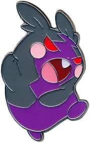 Pin Anstecker Emaille Pokemon Ansteckerpin Badge Sammelnadel aus der Kollektion TCG mit BB-Toy-Trades Versandschutz - Morpeko Arena