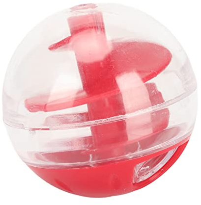 Aramox Jouet Balle de Friandises pour Animaux de Compagnie, Distributeur de Nourriture Interactif, Jouet Puzzle pour Chats, difficulté Réglable pour Soulager l'ennui, Conception en Plastique