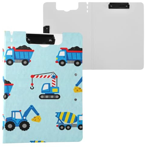 Cartella Appunti Cartella Cartoon Carino Camion Colorato A4 Clipfolio Doppia Clip Portapenne Nursing Clip Board con coperchio