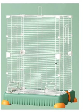 Birdcage Large Space Bird Villa Horizontal Wires Multi Door Raised Chassis Parrots Parrot Cage