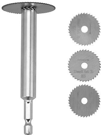 IWOWHERO Set Lame da Taglio Pvc e Pex in Acciaio Rapido, Utensile Idraulico Multiuso per Tagliatubi Professionale, Accessori per Utensili Manuali per Lavori Fai da Te e Idraulici