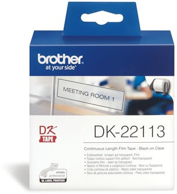 Brother Endlos-Etikett (Film) klar, 62mm x 15,24m