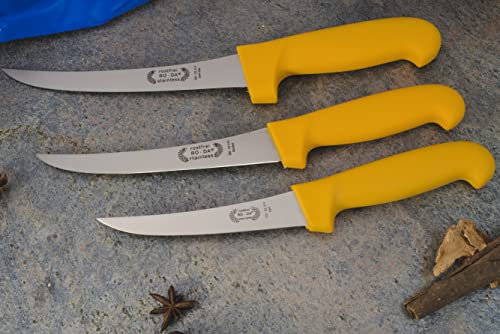 Ro-Da Set di 4 coltelli da macello, 4 pezzi, qualità professionale