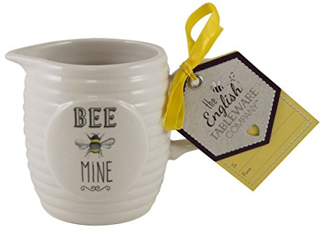 English Tableware Company Bee Happy Bee Mine Creamer Milk Jug 200ml