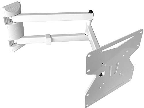 Support Mural Extensible jusqu'à 60 centimètres pour TV PC LCD LED 15' - 55' Pouces Support inclinable et pivotant Modèle : S89W