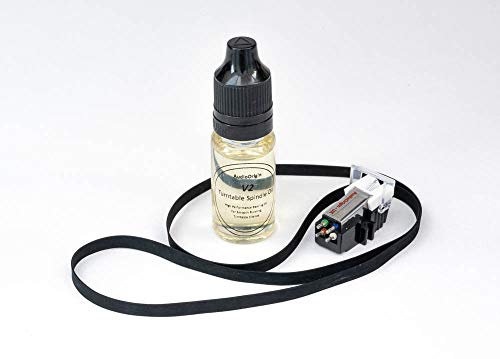 Patrone, Tonabnehmer, Stylus, Nadel, Antriebsriemen und V2 Super Lube, Refurb Kit für Realistic LAB-310, R8000, LAB-300, 27,SC